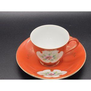 Hand painted Tea Cup and Saucer